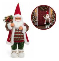 Boneco Papai Noel 60cm Xadrez Verde Veludo Enfeite Decoraçã Verde 000 Boneco Papai Noel 60cm Xadrez Verde Veludo Enfeite Decoraçã Verde 000