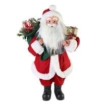 Boneco Papai Noel Decorativo De Natal Com Presentes 40cm