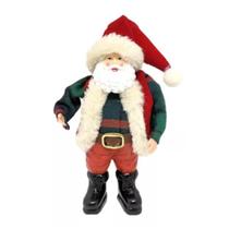 Boneco Papai Noel Decorativo Natal Premium 18cm