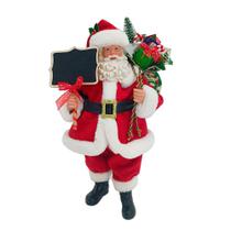 Boneco Papai Noel Elegance 28cm