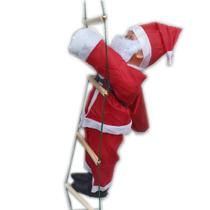 Boneco Papai Noel Escada 90 cm Decoração Natal