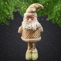 Boneco Papai Noel Expansível Dourado