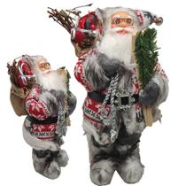 Boneco Papai Noel Natalino 30cm Decoraçao Natal Fim do Ano Festa Comemoraçao Enfeite - Leva pro pet