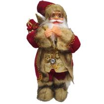 Boneco Papai Noel Natalino 30cm Natal Enfeite Decoraçao Festa Comemoraçao Fim do Ano