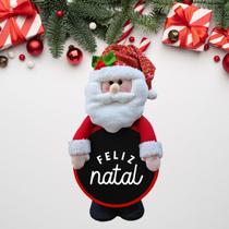 Boneco Papai Noel ou Duende com Quaro Decorativo Natalino