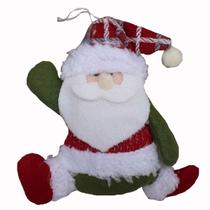 Boneco Papai Noel Pelúcia Natal P/ Pendurar Enfeite Natalino