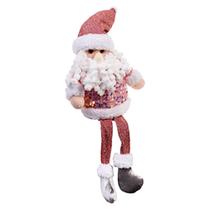 Boneco Papai Noel Rose Sentado - 38cm