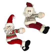 Boneco Papai Noel Segura Cortina Pedurado Natal Enfeite Natalino De Boneca - Wincy Natal