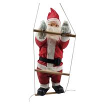 Boneco Papai Noel Subindo Escada Enfeite Natalino De 60 Cm Boneco Papai Noel Subindo Escada Enfeite Natalino De 60 Cm