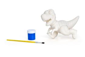 Boneco Para Colorir Dinos Cub Rex 12 Cm Puff Toys - 062