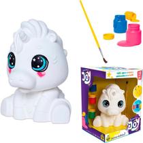 Boneco Para Colorir Pintar Joy Pintura Cim 3 Tintas Pincel Samba Toys Boneco Para Colorir Pintar Joy Pintura Cim 3 Tintas Pincel Samba Toys