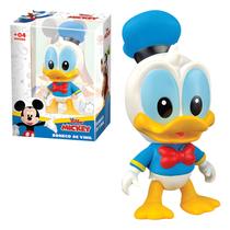 Boneco Pato Donald Coleção Mickey E Amigos Figura Articulada Em Vinil Baby - Líder Brinquedos