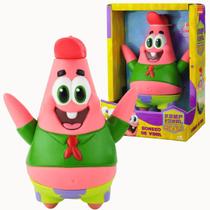 Boneco Patrick Estrela de Vinil Articulado Bob Esponja Lider