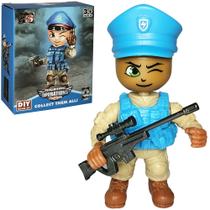 Boneco peacekeeping operations monta e desmonta play box com acessorios tleg