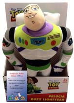 Boneco Pelúcia Buzz Lightyear Que Fala Sons Toy Story Disney - Multikids