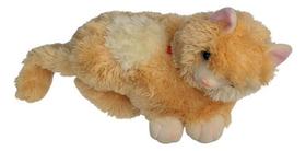 Boneco Pelúcia Gato Tecido Hipoalergênico Muito Fofo 40 Cm Marrom Boneco Pelúcia Gato Tecido Hipoalergênico Muito Fofo 40 Cm Marrom