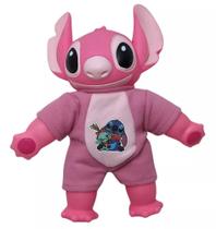 Boneco Pelúcia Lilo Stitch cabeça emborrachada bem fofinho com 33cm