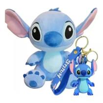 Boneco Pelúcia Lilo Stitch Ou Angel Disney Chaveiro 3d