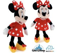 Boneco Pelucia Minnie Original Disney Com Som Multikids 33cm