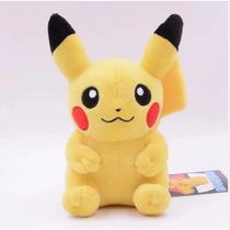 Boneco pelucia pikachu 19 cm pokemon - PokemonSHOP