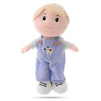 Boneco Pelúcia Plush Infantil Menino Pano Gael Antialérgico e Lavável Naninha Presente - Monolo