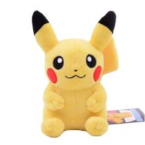 Boneco Pelúcia Pokémon Pikachu Brinquedo Anime Fofo 20cm, Presente Infantil Boneco Pelúcia Pokémon Pikachu Brinquedo Anime Fofo 20cm, Presente Infantil