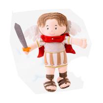 Boneco Pelúcia Religioso São Miguel Arcanjo Zip Toys
