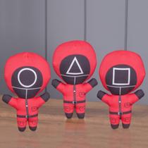 Boneco Pelúcia Round 6 Personagem Dorama Batatinha Frita 1 2 3 Decorativo Série Netflix Squid Game!