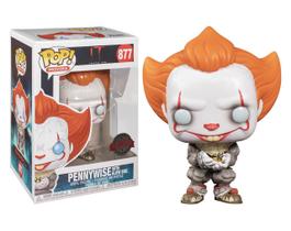 Boneco Pennywise With Glow Bug 877 Pop Funko It Chapter 2 Boneco Pennywise With Glow Bug 877 Pop Funko It Chapter 2