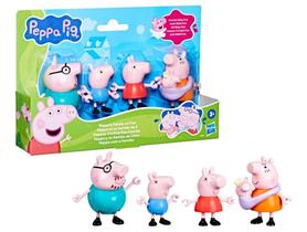 Boneco Peppa com a Família 7,5cm 5 Bonecos - Hasbro