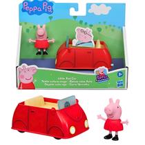 Boneco Peppa Pig + Carro Vermelho F2212 Original Hasbro