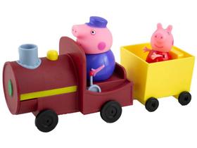 Boneco Peppa Pig Trêm do Vovô Pig 9,1cm