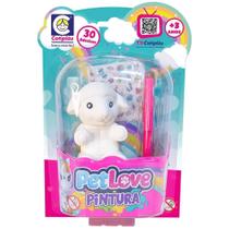 Boneco pet love pintura 10cm cotiplas