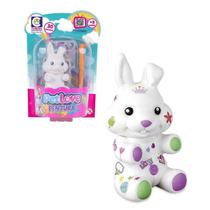Boneco Pet Love Pintura Canetinhas Com Adesivos Coelho