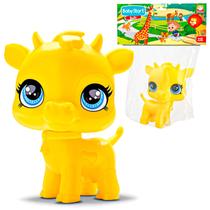 Boneco Pet Vaca Vaquinha Baby Start Soft Vinil Macio Para Bebês Silmar Brinquedos