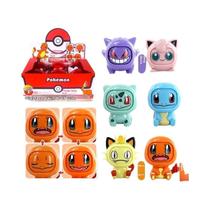 Boneco Pikachu Pokémon Gen 1-4 Com Rosto Mutável, Caixa Surpresa, Figura Colecionável, Brinquedo
