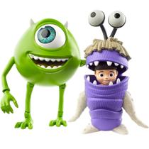 Boneco Pixar Figuras Monstros SA Boo e Mike Mattel