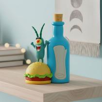 Boneco Plankton Bob Esponja de Vinil Colecionável Fandom box