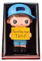 Boneco Plaquinha Resina Menino E Menina Boneco Plaquinha Resina Menino E Menina