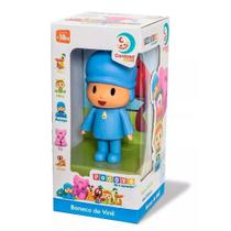 Boneco Pocoyo 14Cm Vinil Menino Presente Bebê Brincadeira Criança Desenho 0275