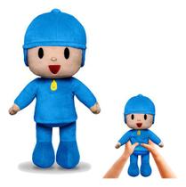 Boneco Pocoyo Grande Pelúcia Fofo 30cm Original Nota Fiscal