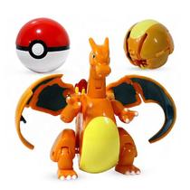Boneco pokemon articulado dentro da pokebola escolha modelo:charizard Boneco pokemon articulado dentro da pokebola escolha modelo:charizard