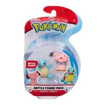 Boneco Pokémon Figura De Batalha 2601 Snubbull Squirtle