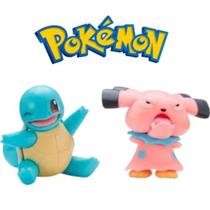 Boneco Pokémon Figura De Batalha 2601 Snubbull Squirtle