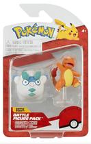 Boneco Pokémon Galarian Darumaka E Charmander 3421- Sunny