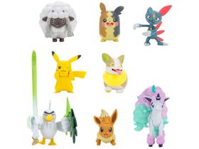 Boneco Pokémon Jazwares 8 Unidades