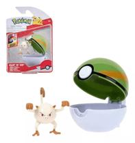 Boneco Pokémon Mankey 4cm + Pokebola Colecionavel Sunny