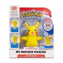 Boneco Pokémon Meu Parceiro Pikachu Com Som e Luz Original