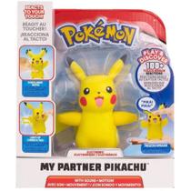 Boneco Pokémon Meu Parceiro Pikachu Com Som e Luz
