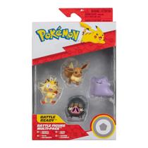 Boneco Pokemon Pack De Batalha 4 Tipo Normal Sunny 5013 Boneco Pokemon Pack De Batalha 4 Tipo Normal Sunny 5013